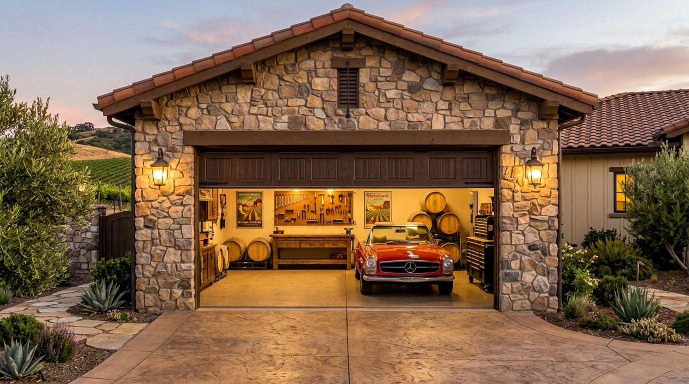 Lewis Garage Door Repair Garage Door Gliding Open Revealing Warm Illuminated Interior